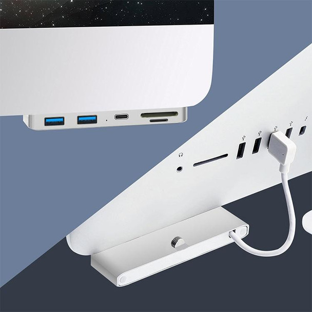 Rocketek - iMac Type-C / USB-C + Dual USB3.0 + SD / TF Multi-function HUB Expansion Dock