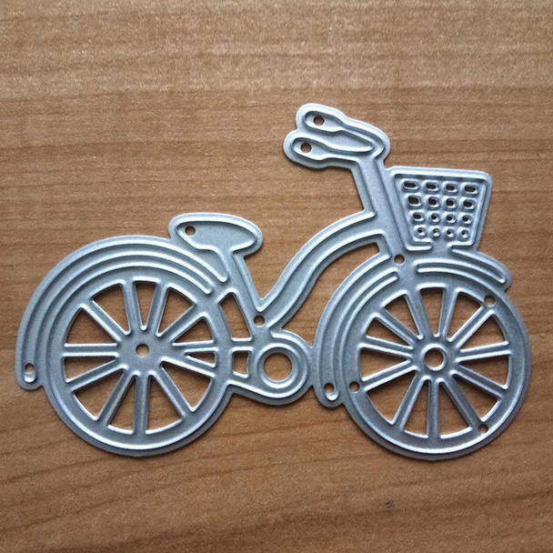 Bicycle Metal Cutting Die Steel Mesh DIY Scrapbooking Decoration Craft Album Embossing, Size:9262mm