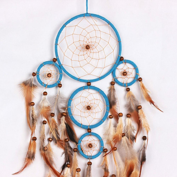 Five-ring Feather Dream Catcher Home Decoration
