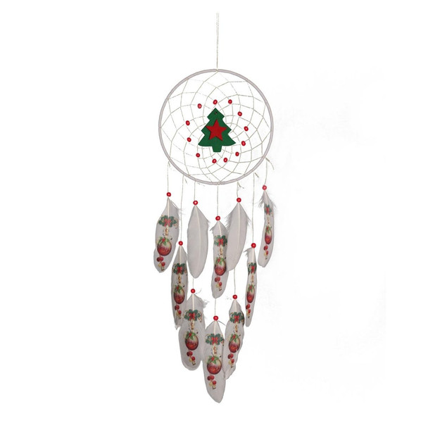 MS9065 Christmas Tree Style Holiday Decoration Woven Ornament Dream Catcher