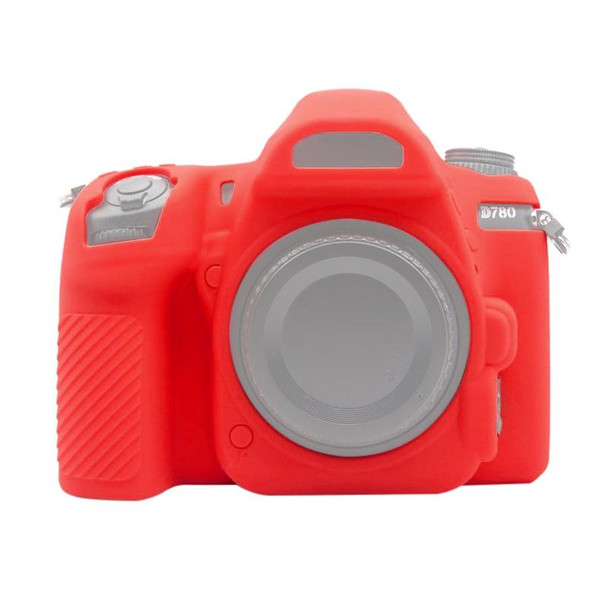 PULUZ Soft Silicone Protective Case for Nikon D780(Red)