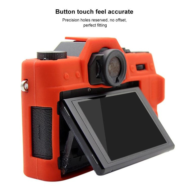 PULUZ Soft Silicone Protective Case for FUJIFILM XT10(Red)