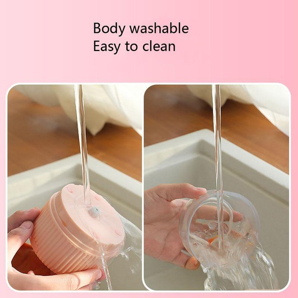 Household Vegetable Cutting Electric USB Garlic Masher Baby Mini Cooking Machine Baby Food Supplement Machine, Style:100ml + 250ml(Pink)