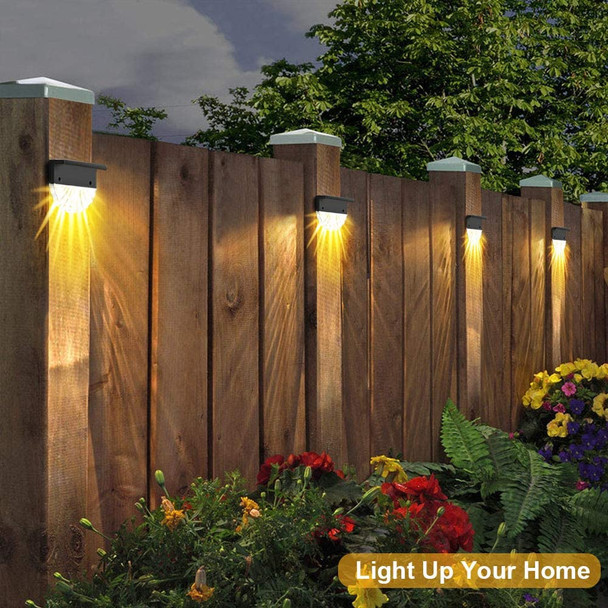 2 Piece Solar Powered Garden Step Lights