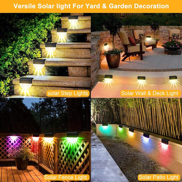 2 Piece Solar Powered Garden Step Lights