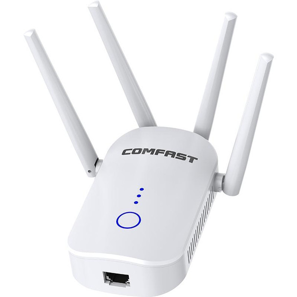 COMFAST CF-WR758AC Dual Frequency 1200Mbps Wireless Repeater 5.8G WIFI Signal Amplifier, UK Plug