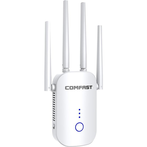 COMFAST CF-WR758AC Dual Frequency 1200Mbps Wireless Repeater 5.8G WIFI Signal Amplifier, EU Plug