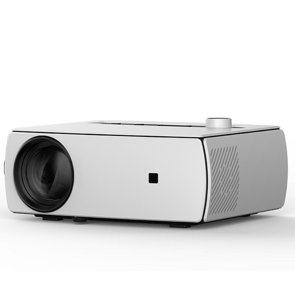 YG430 Android Version 1920x1080 2500 Lumens Portable Home Theater LCD HD Projector, Plug Type:EU Plug(Silver)