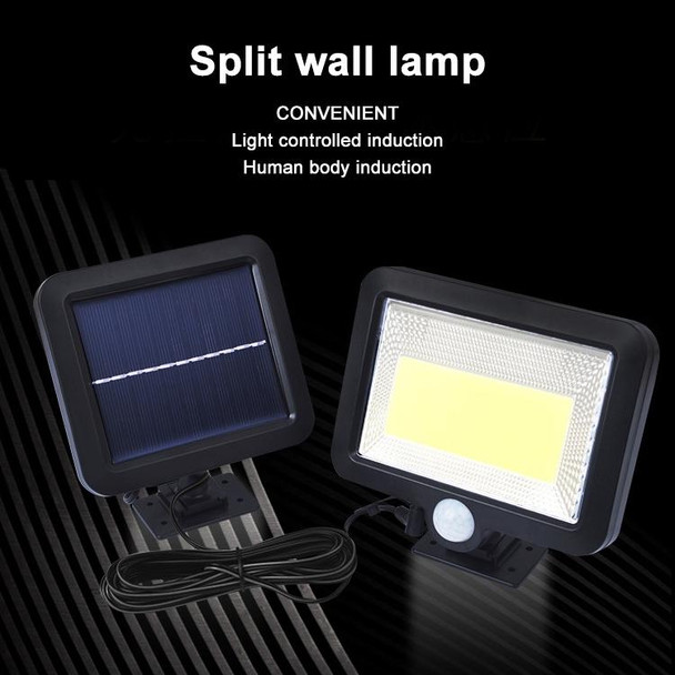 Solar Wall Light COB Separate Human Body Induction Garden Light Waterproof Outdoor Lighting Street Light