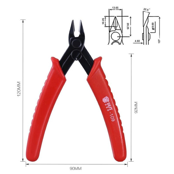 BEST 109 Diagonal Plastic Cutter Nipper