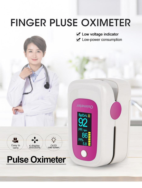 M160 Finger Pulse Oximeter(Gray)