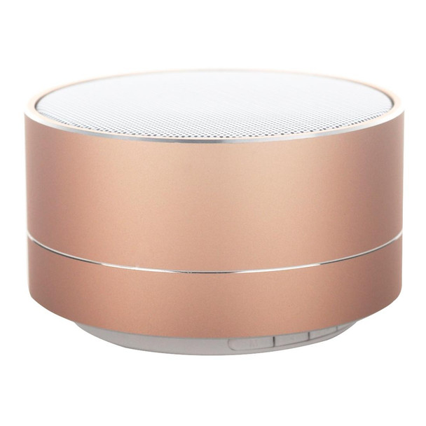 A10 Mini Portable Bluetooth Speaker Built-in MIC & LED, Support Hands-free Calls & TF Card(Gold)