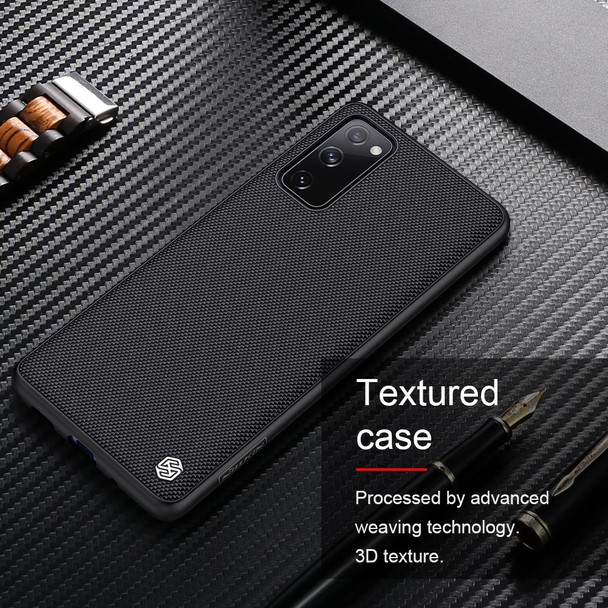 Samsung Galaxy S20 FE NILLKIN Shockproof TPU + PC Textured Protective Case(Black)