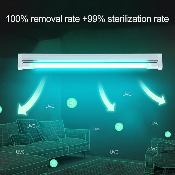 110V 8W Quartz UV Disinfection Light Portable UVC Anti-virus Sterilization Lamp(US Plug)