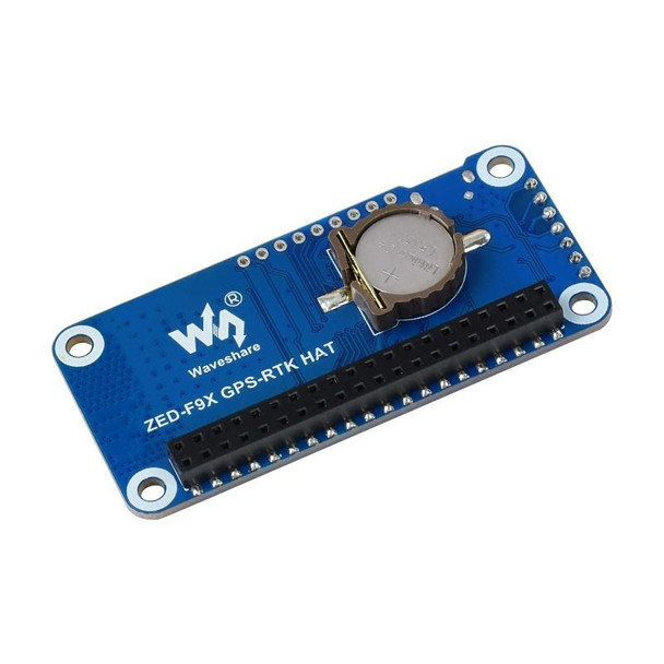 Waveshare ZED-F9P GPS-RTK HAT Centimeter Level Accuracy Multi-Band RTK Differential GPS Module for Raspberry Pi