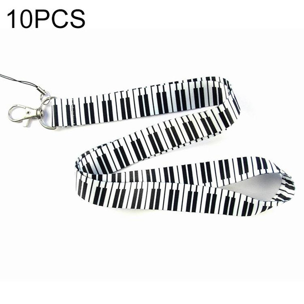 10 PCS Neck Lanyard for Label / ID / Badge / Mobile Phones, Size: 50 x 2cm, Style:Note