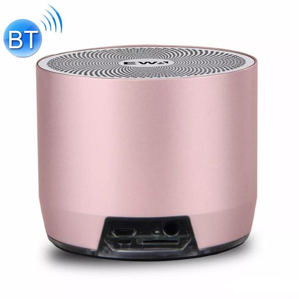 EWA A3 Mini Speakers 8W 3D Stereo Music Surround Wireless Bluetooth Speakers  Portable  Sound Bass Support TF Cards USB(Rose Gold)