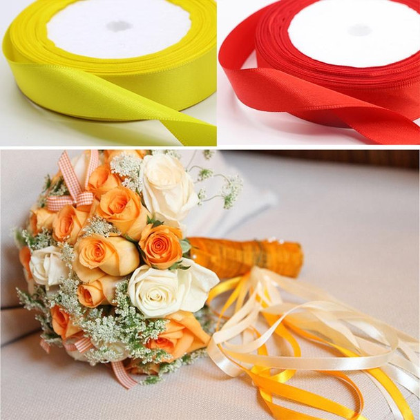 5 Volumes Color Satin Ribbons Handmade DIY Wedding Cake Decoration Holiday Gift Packages , Size: 22m x 2cm(Wine Red)