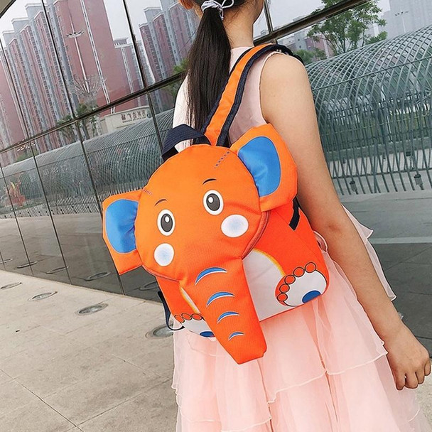 Elephant School Backpack for Children Cute 3D Animal Kids School Bags Boys Girls Schoolbag(Blue)