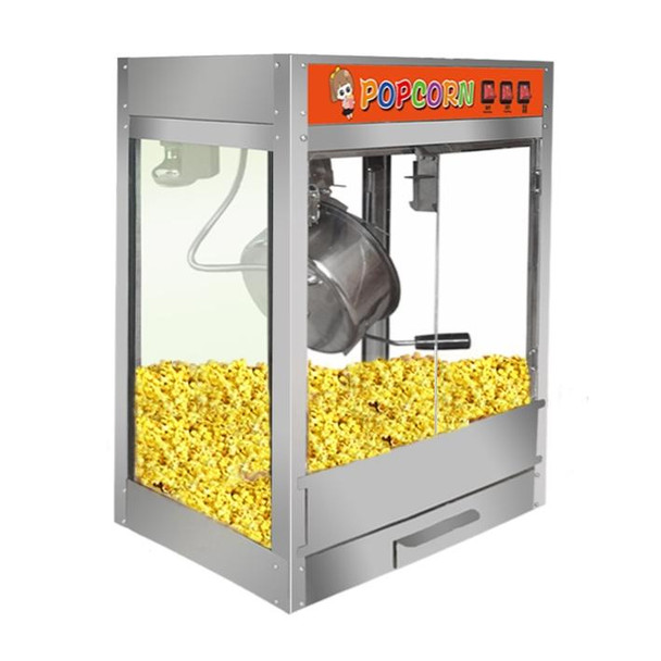 Commercial Hand-cranked Electric Popcorn Machine Popcorn Pot