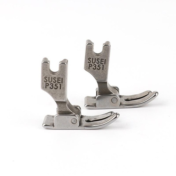 10 PCS P351 Industrial Sewing Machine Flat Car Presser Foot Presser Foot Flat Sewing Machine Presser Foot, Style:Dayu All-steel