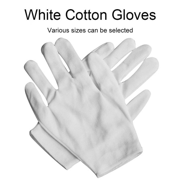 12 Pairs Pure Cotton Working Gloves, ThickenedSizeXL