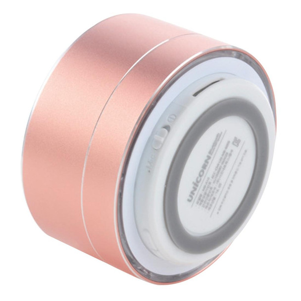 A10 Mini Portable Bluetooth Speaker Built-in MIC & LED, Support Hands-free Calls & TF Card(Rose Gold)