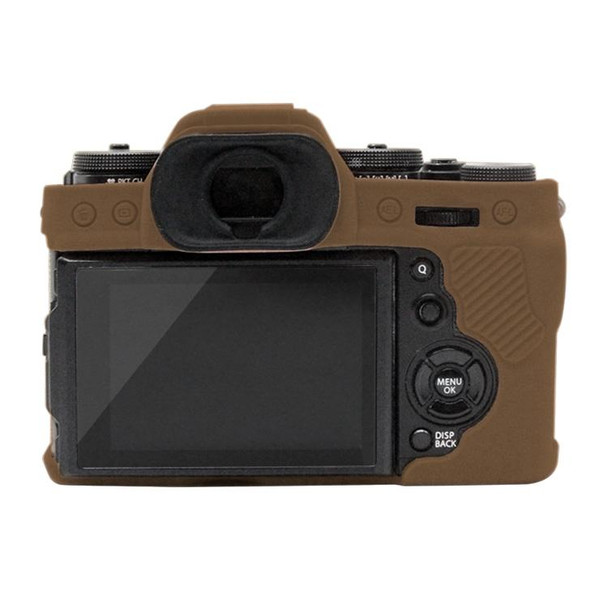 PULUZ Soft Silicone Protective Case for FUJIFILM XT3(Coffee)