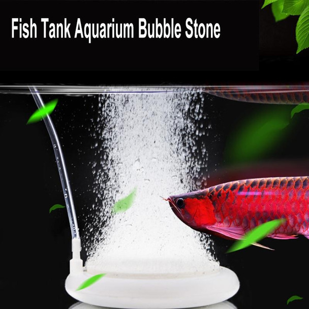 Nano Air Disk Stone Fish Tank Bubble Oxygen Pump Air Refiner, Diameter:50mm(White)