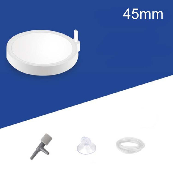 Nano Air Disk Stone Fish Tank Bubble Oxygen Pump Air Refiner, Diameter:45mm(White)