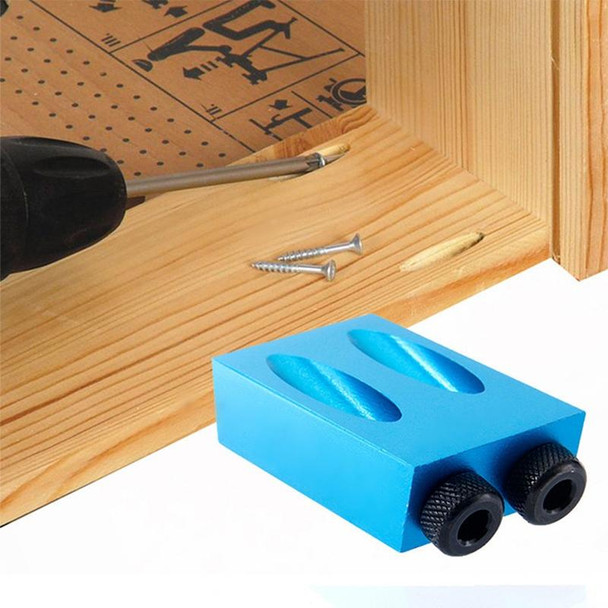 15 Degree Angular Oblique Aluminum Alloy Woodworking Hole Locator