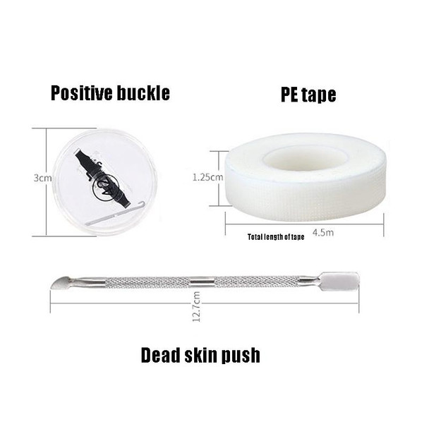 Orthopedic Buckle Toe Nail Groove Ingrown Nail Corrector, Style:No. 44, Specifications:Positive Nail Buckle