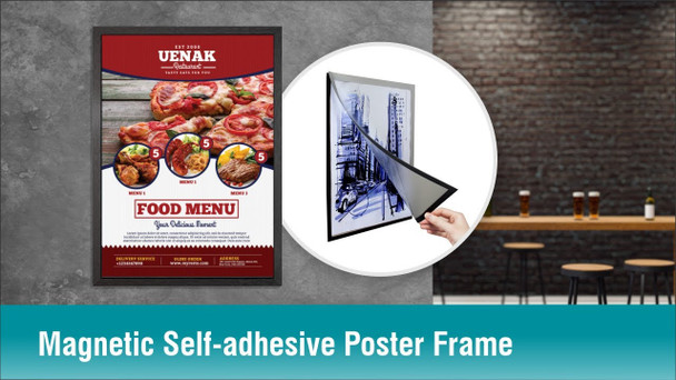 A4 Magnetic Frame - Self Adhesive