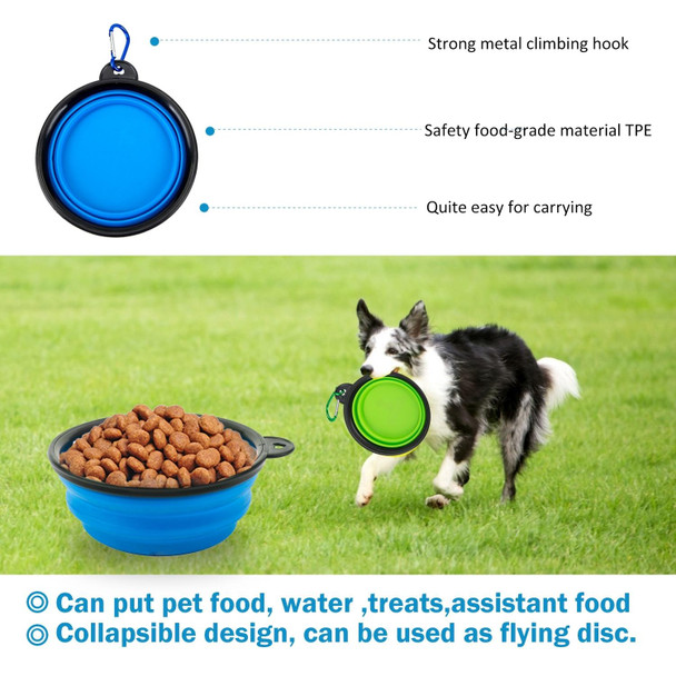 Dog Training Bag Outing Food Snacks Garbage Bag Dog Outing Training Waist Bag Pet Training Bag, Specification:Waist Bag+Folding Bowl