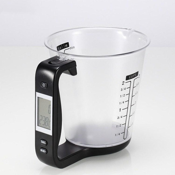 1000g / 1g Kitchen Electronic Scales Electronic Measuring Cup Baking DIY Measuring Tool(Black)