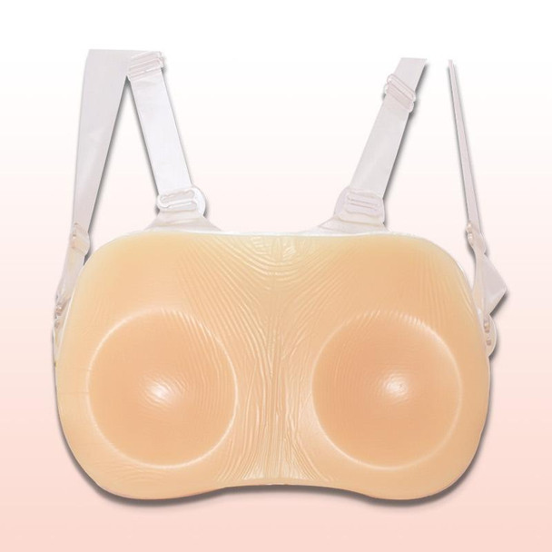 Cross-dressing Breast Implants Conjoined Silicone Breast-prosthetic Circular Breasts, Size:500g(Skin Color Paste)