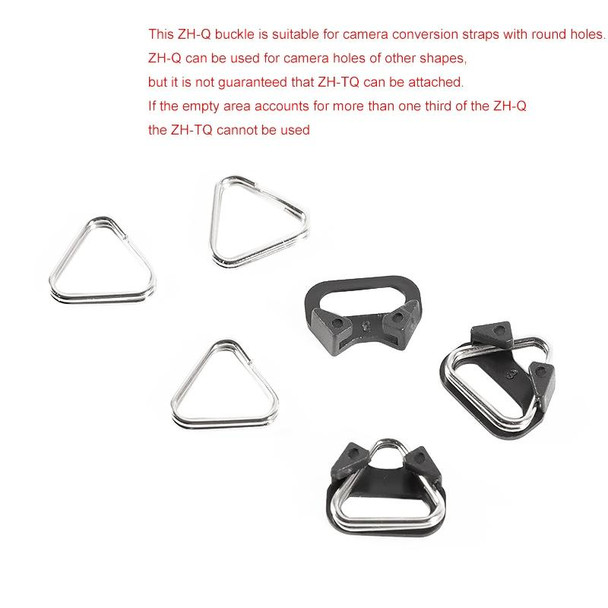 10 PCS BEXIN ZH-Q Camera Shoulder Strap Split Triangle Ring Hook