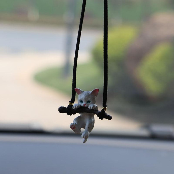 2 PCS Car Pendant Car Decoration Cat Pendant(Branches Cat )