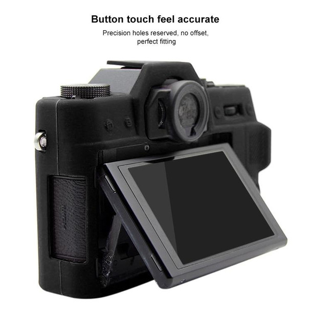 PULUZ Soft Silicone Protective Case for FUJIFILM XT10(Black)