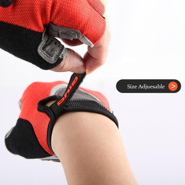 GIYO S-01 GEL Shockproof Cycling Half Finger Gloves Anti-slip Bicycle Gloves, Size: S(Black)