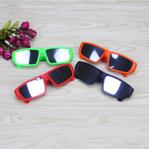 ABS Frame Solar Eclipse Glasses Eye Protection Safe Solar Viewer(Red)