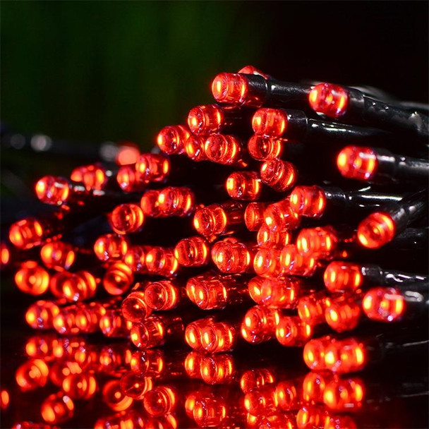 200 LEDs Outdoor Waterproof Christmas Festival Decoration Solar Lamp String, Length: 22m(Red)