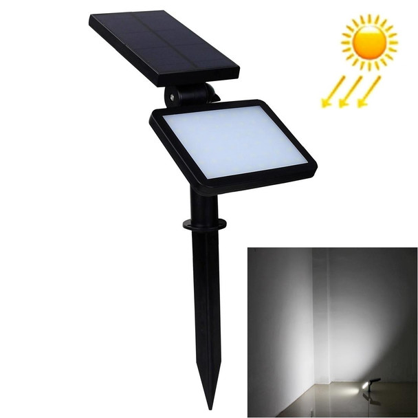 5.5V 1.6W Outdoor Solar Light, 48 LED SMD 2835 Light for Yard / Garden / Stairs / Outside Wall(White Light)