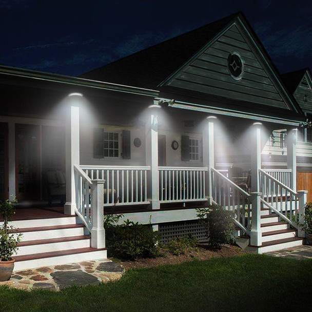 Solar Powered Porch Lights IP65 Waterproof Outdoor Wall Fence Pathway Garden Lamp