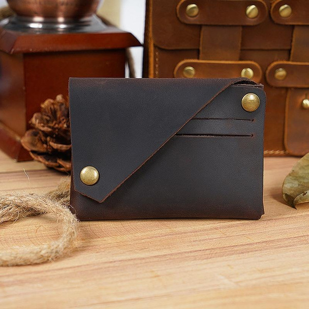 18K-120 Leatherette Bank Card Storage Bag Card Holder(Coffee)