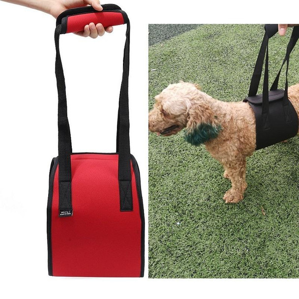 HCPET F1905 Disabled Dogs Assistive Belts Elderly Dogs Walking Assisted Leashes Pet Supplies, Size: M(Red)