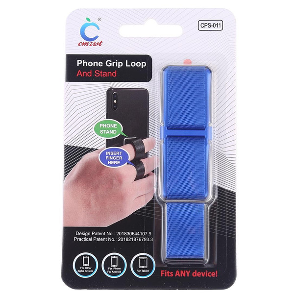 CPS-011 Universal Phone Grip Loop & Stand Holder (Dark Blue)