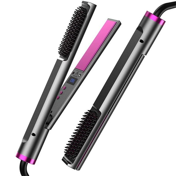 10-speed Adjustable Multifunctional Hair Straightening Curler Wet And Dry Electric Splint Straightening Comb, Power: US Plug