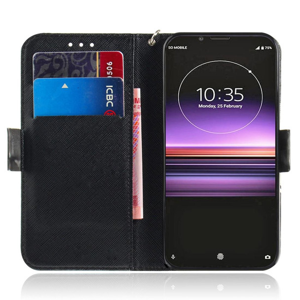 3D Painting Pattern Coloured Drawing Horizontal Flip Leatherette Case with Holder & Card Slots & Wallet - Sony Xperia 1 / Xperia XZ4(Zoo)