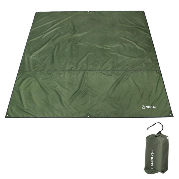 AOTU AT6220 Oxford Cloth Outdoor Camping Picnic Beach Mat, Size: 240 x 220cm (Army Green)